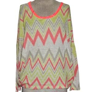 Moa Moa Bright Lightweight Sweater Size Medium